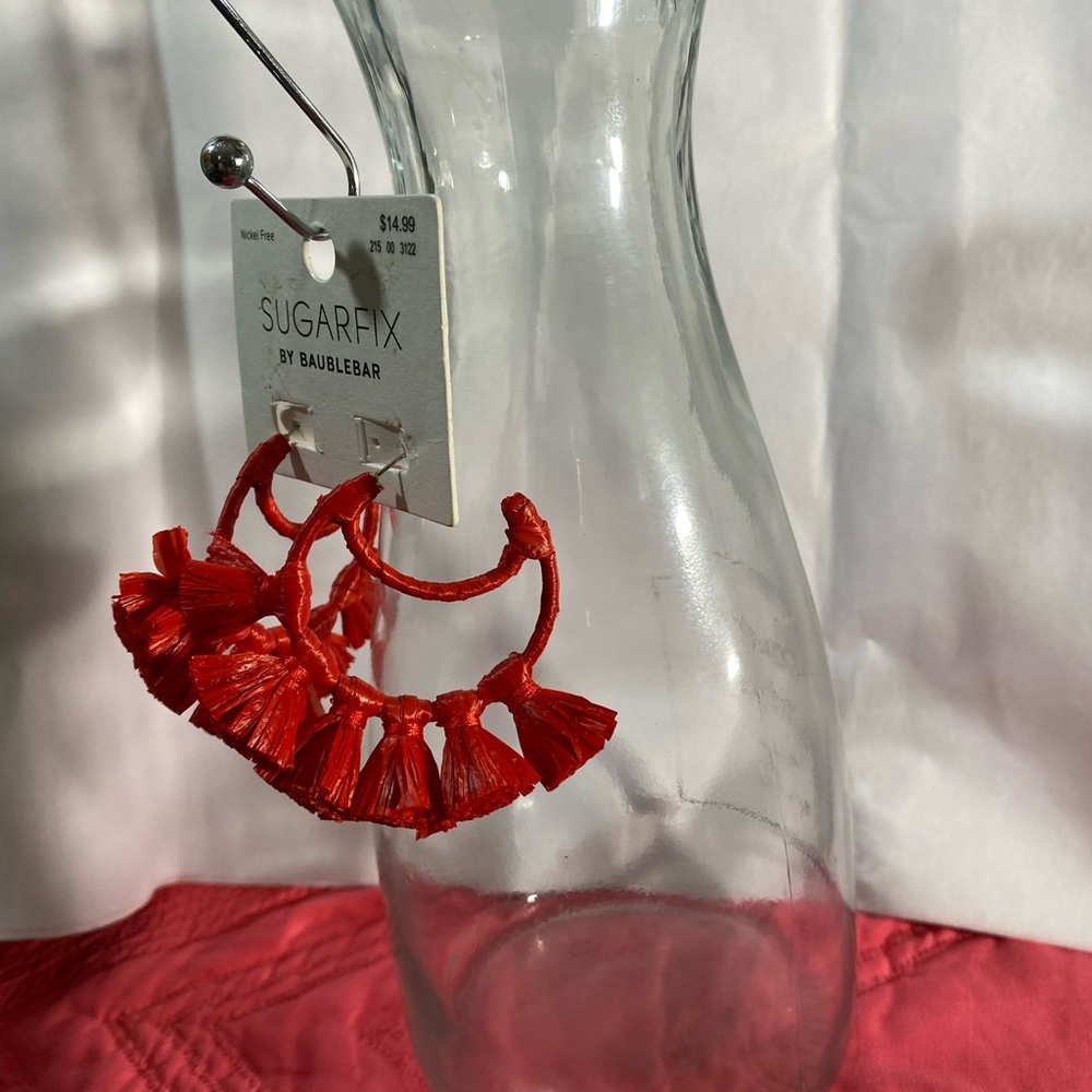 NWT SUGARFIX BY BAUBLEBAR EARRINGS RED